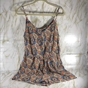 Revolve Bishop + Young Romper Paisley Size Medium
